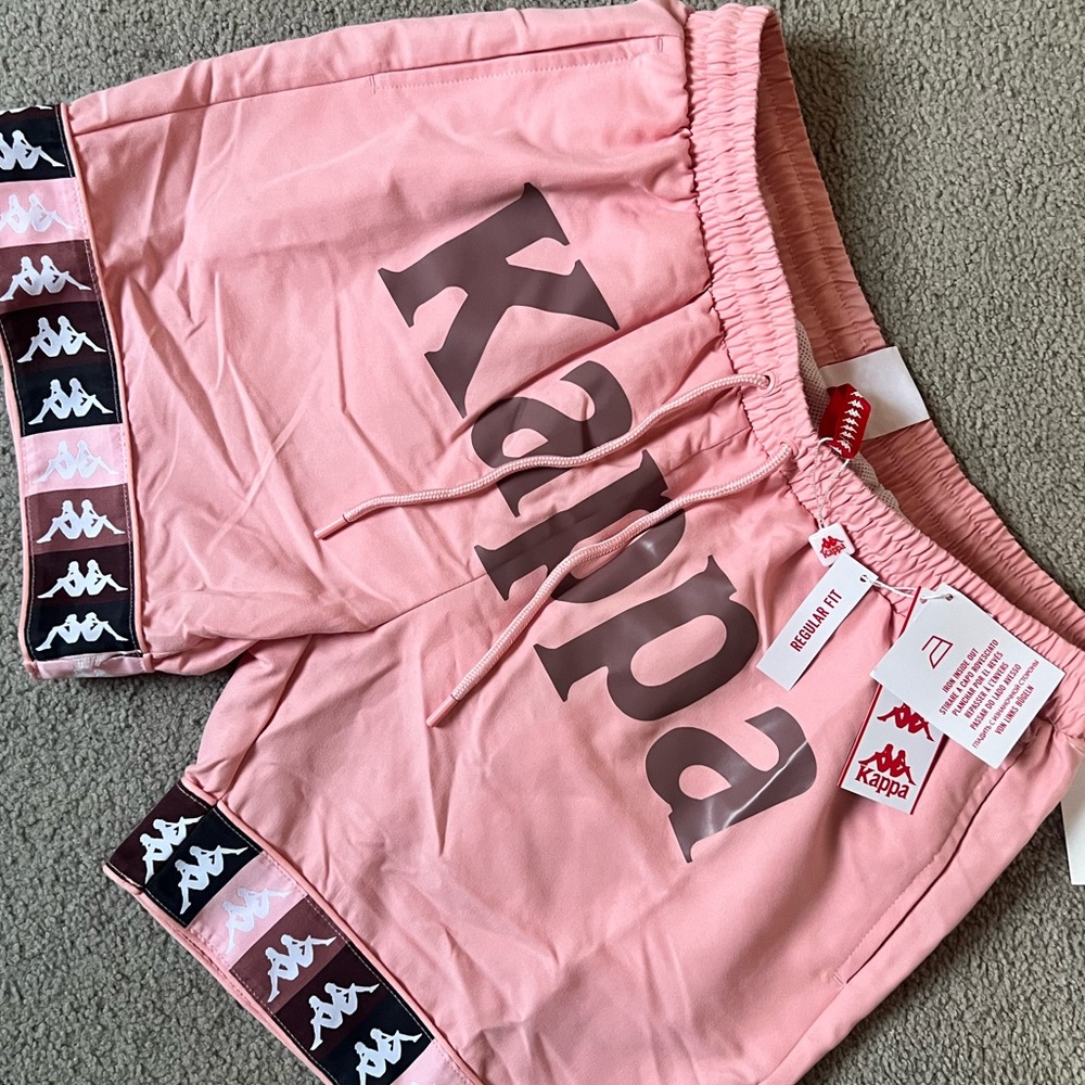 NWT Pink Kappa swim trunks size L